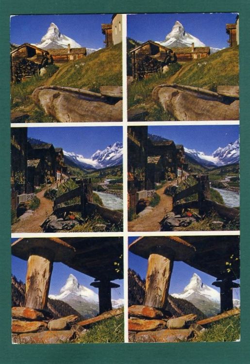 Vues de Zermatt et du Lötschental,Stereo 1