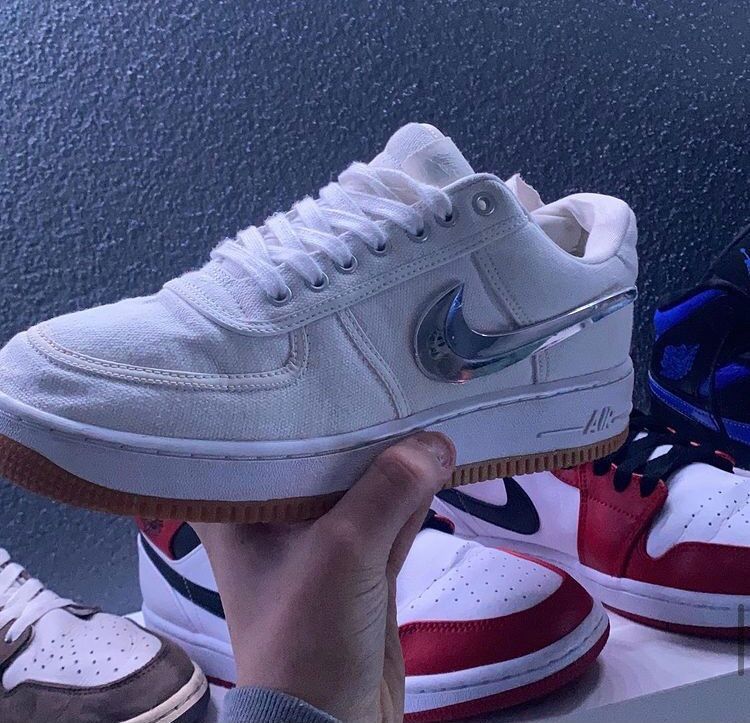 used travis scott af1