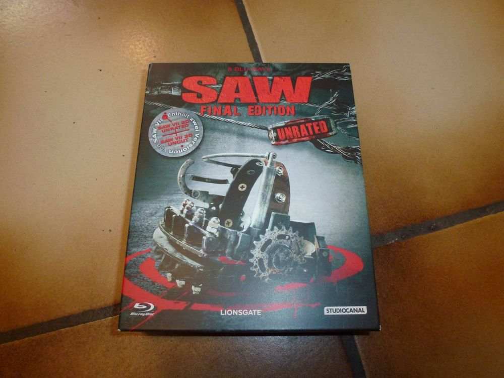 SAW FINAL EDITION UNRATED BOX BLU-RAY 1