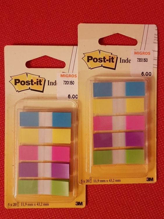2x Postit Index Kaufen auf Ricardo