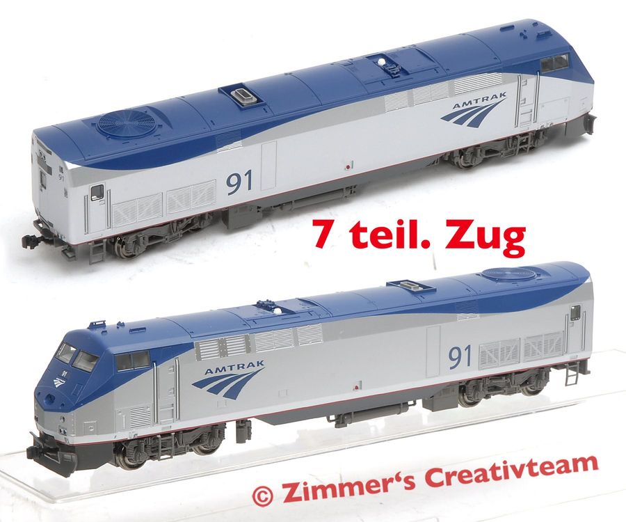 7 teil. KATO Amtrak-Zug, H0, GS, OVP 1