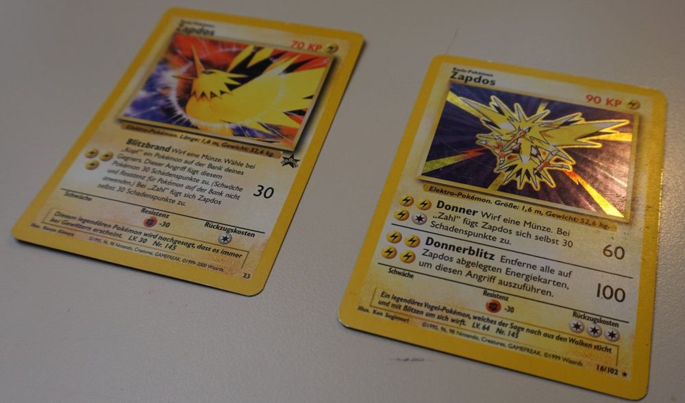 Pokemonkarte Zapdos holo (16/102) | Kaufen auf Ricardo