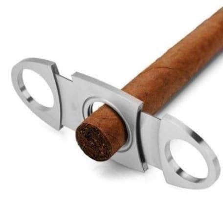 Edelstahl Zigarrenschneider 2 Klingen 1