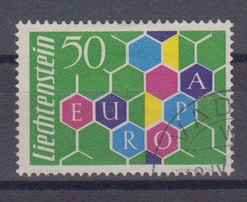 Liechtenstein 1960: EUROPA 'Wabe' 1