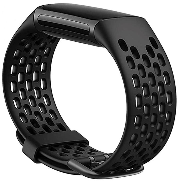 Silikon Armband zu Fitbit Charge 5 BLACK 1
