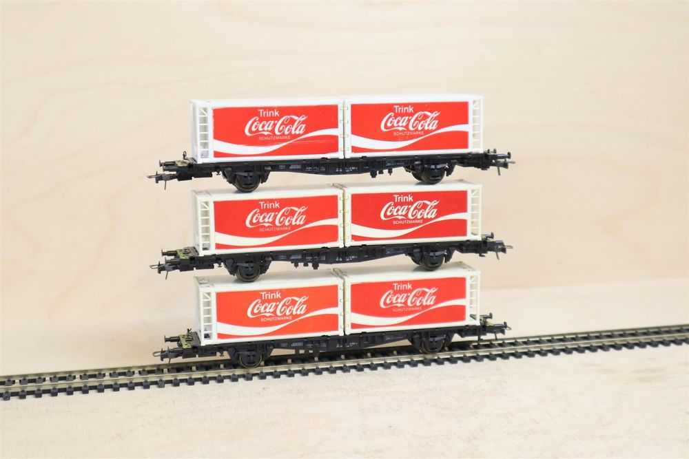 ROCO Ho WAGONS CONTAINER APPOLINARIS 2 ESS LIVRAISON MONDE ENTIER
