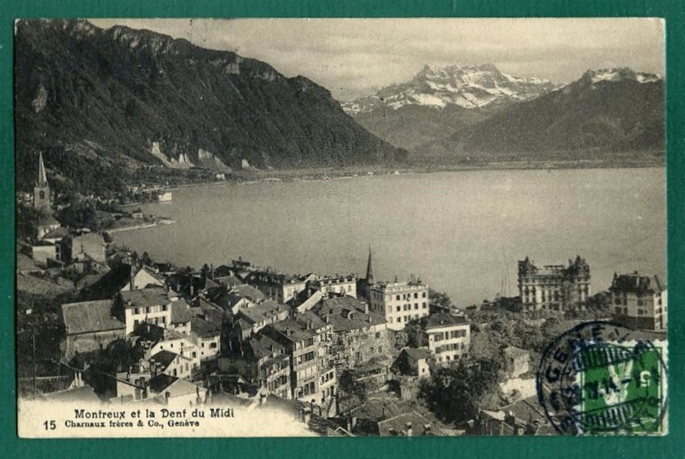 Montreux et la Dent du Midi,vue générale 1