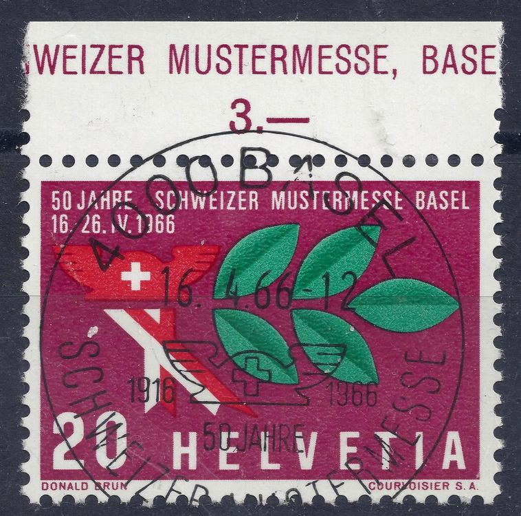 440 MUBA 1966, Sonderstempel 1