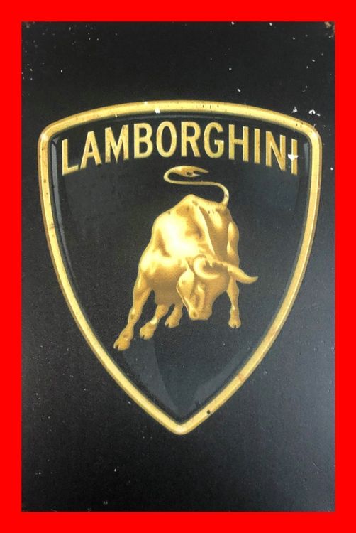 Lamborghini Bleschschild Metallschild 1