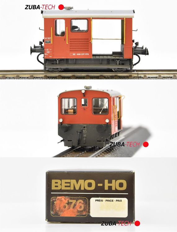 Bemo 1676 Schienentraktor Tm II SBB H0GS 1