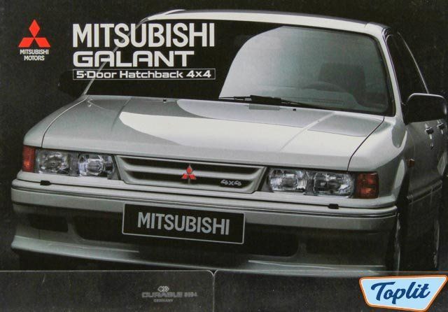 PROSPEKT MITSUBISHI GALANT E3XX - 1989 1