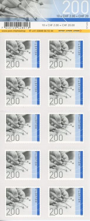 2 Franken Briefmarken Frankatur Porto 1