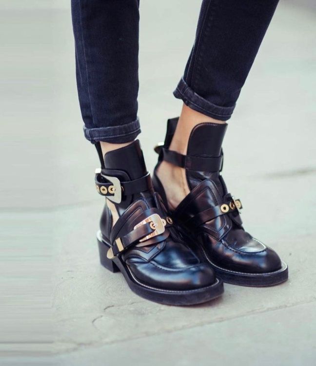 balenciaga cutout boots look alike