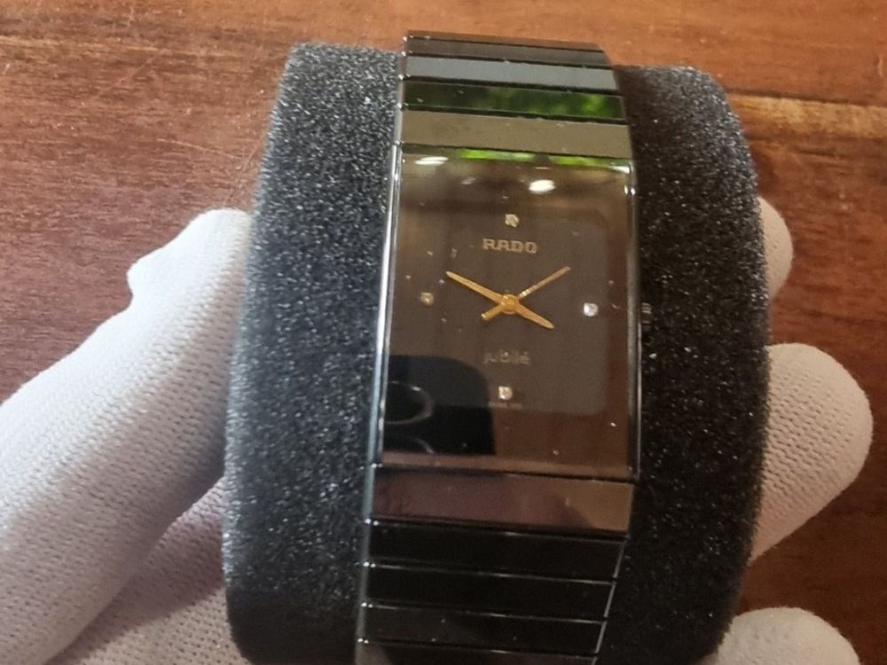 Montre Rado Ceramica Céramique 27mm Avec 4 Diamants - Réf. 111.0294.3 - Occasion Bon état