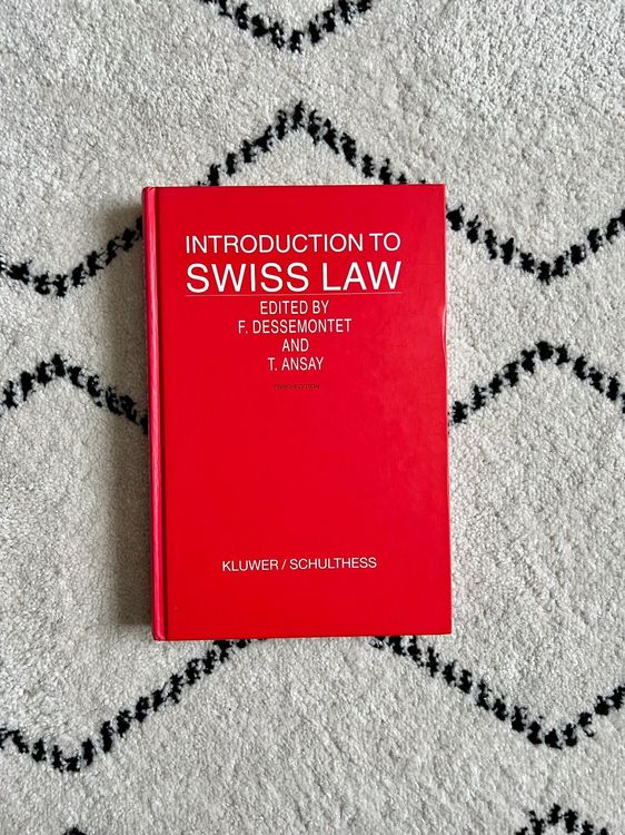 Introduction To Swiss Law Kaufen auf Ricardo
