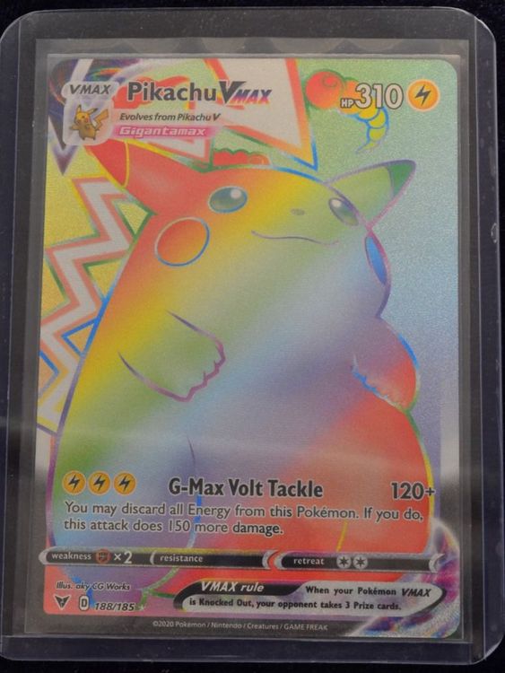 Pikachu VMAX Secret Rainbow PSA 9/10 | Acheter sur Ricardo