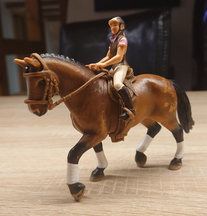 Schleich Pferd mit Reiterin | Acheter sur Ricardo