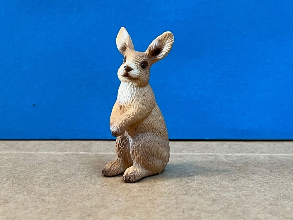 Schleich 13672 – Coniglio In Piedi, Figurina Realistica Per Bambini, Giocattolo Da Fattoria, Dipinto A Mano