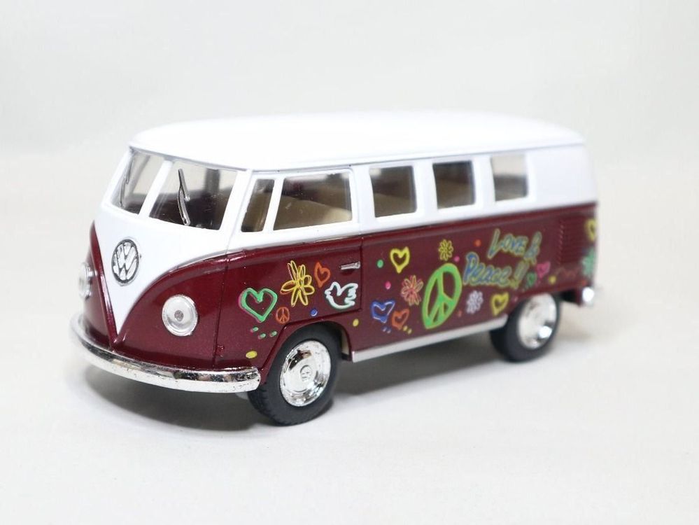 VW Bus T1 Flower Power Hippie 1962 neu 1
