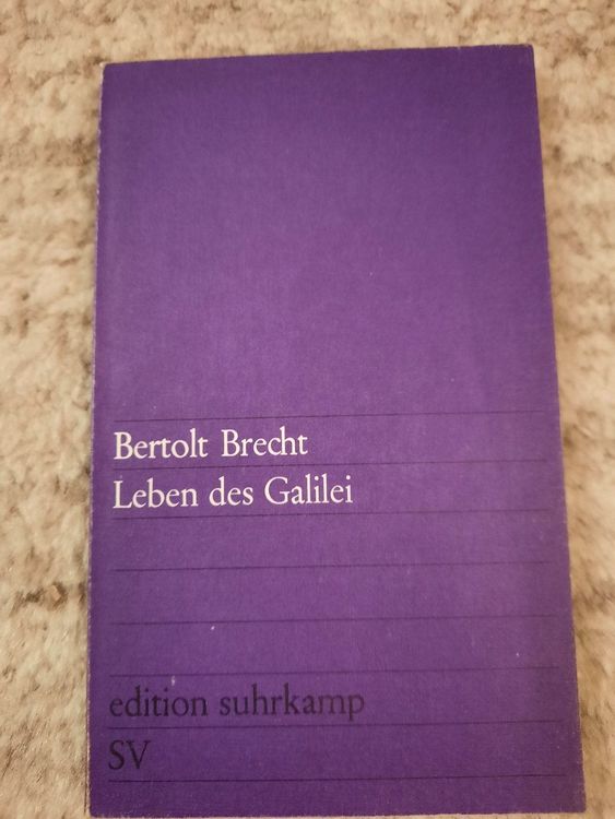 Bertolt Brecht Leben des Galilei Kaufen auf Ricardo Bertolt Brecht Leben des Galilei Kaufen auf Ricardo