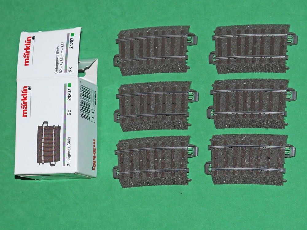 Märklin 24207 H0 Gebogenes Gleis R2 – 6er Set, 4 Produktbild-Vorschau 11