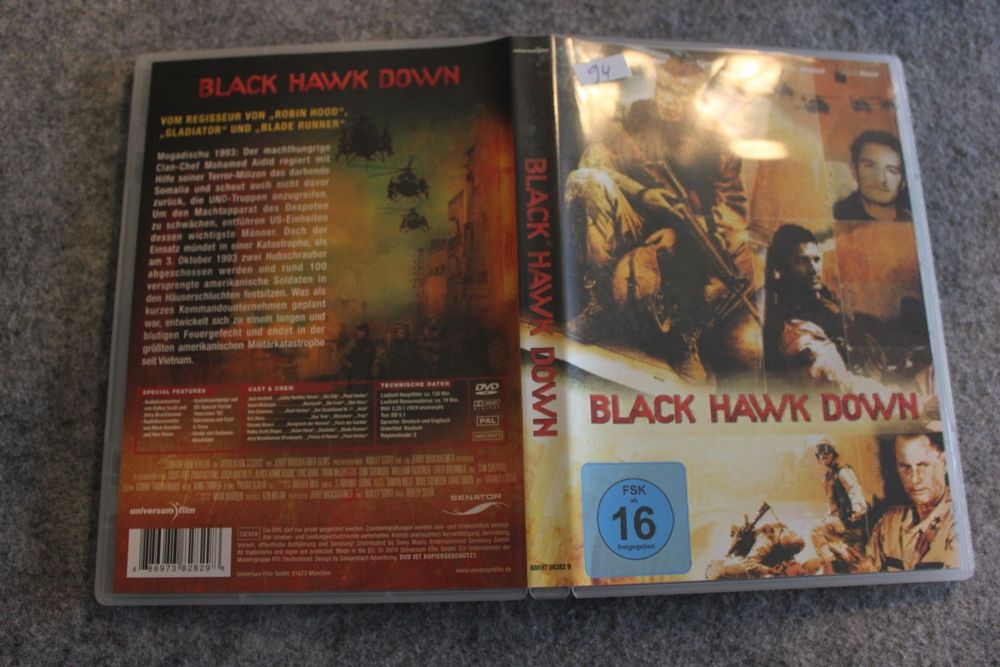 Black Hawk Down DVD (94) 1