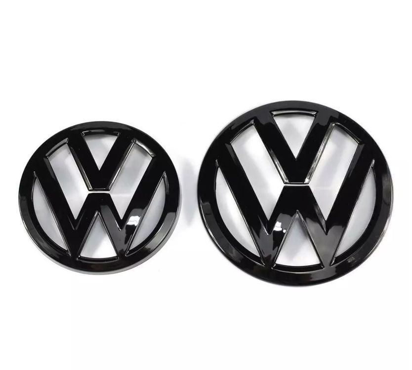VW Golf Emblem Schwarz Glanz MK7