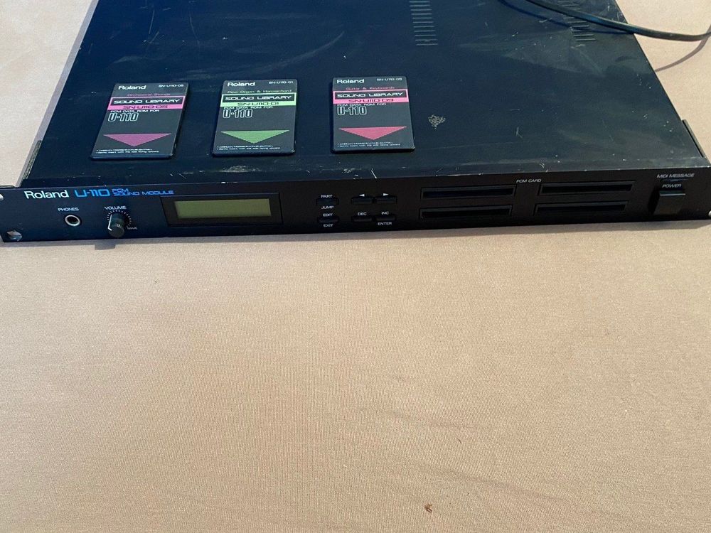 Roland U 110 Soundmodule 3 Pcm Cards Kaufen Auf Ricardo