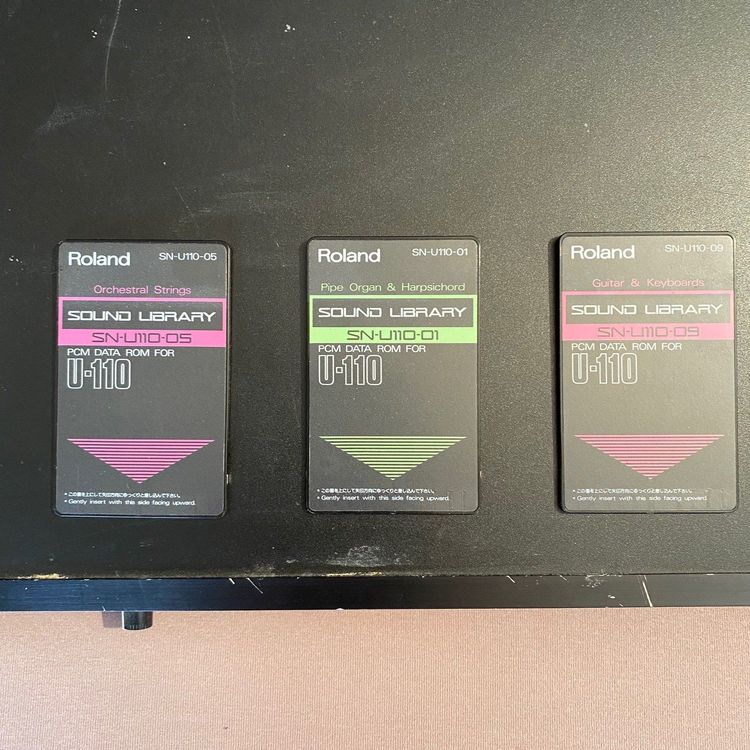 Roland U 110 Soundmodule 3 Pcm Cards Kaufen Auf Ricardo