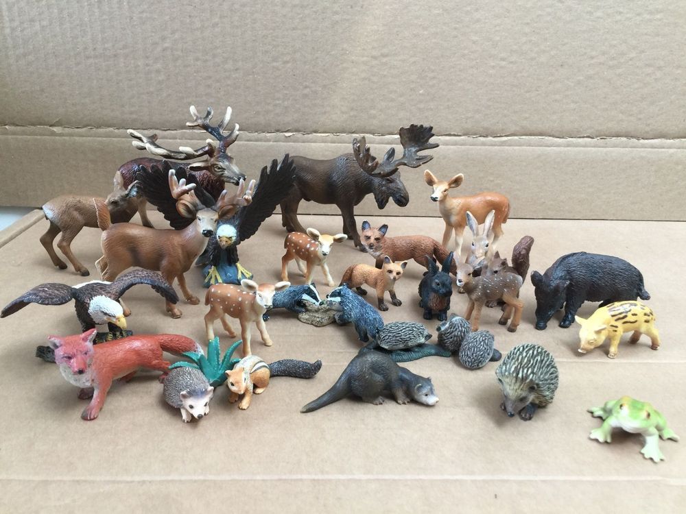 25 Schleich Waldtiere Wald Tiere | Kaufen auf Ricardo