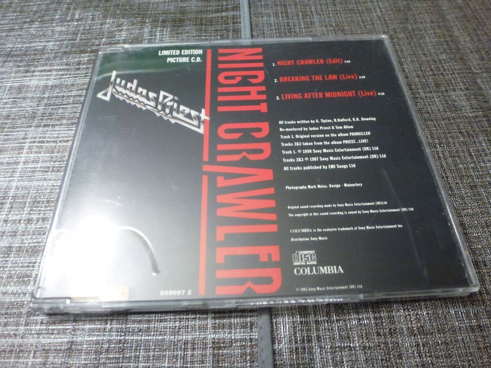Judas Priest Night Crawler CD SINGLE Kaufen auf Ricardo