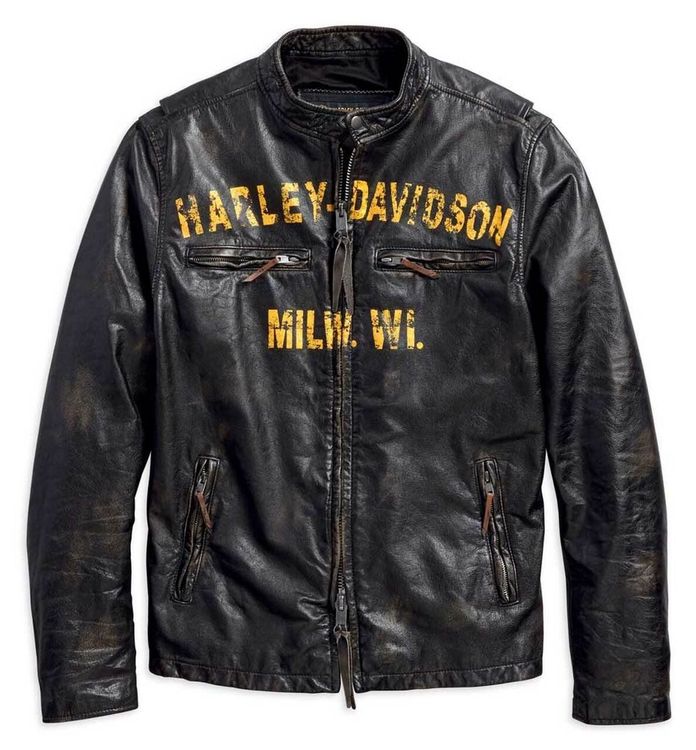 harley davidson lederjacke herren