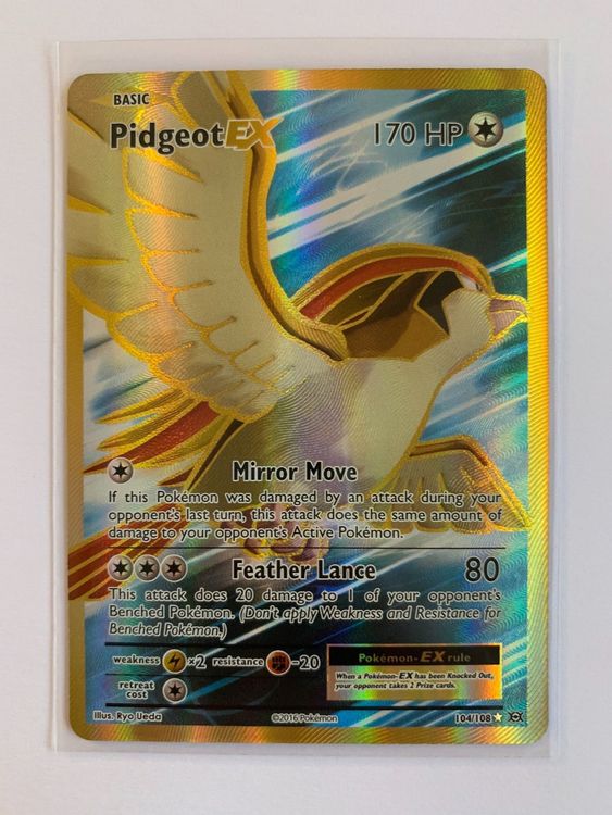 Pokémon Evolutions Pidgeot EX Full Art | Kaufen Auf