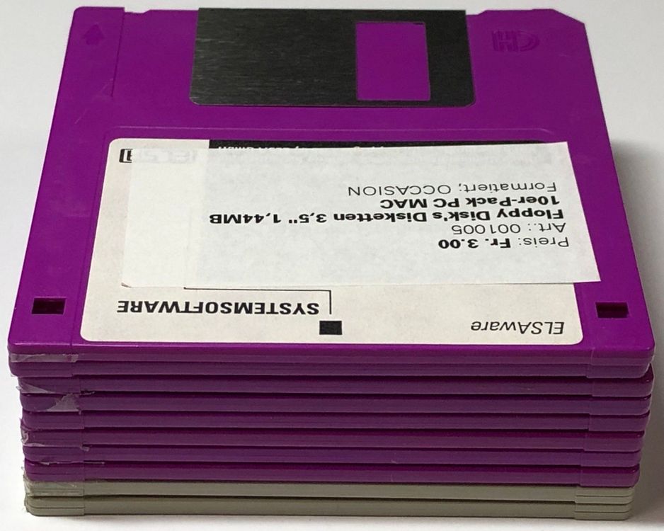 High Density Micro Floppy Disk's Diskett Kaufen auf Ricardo