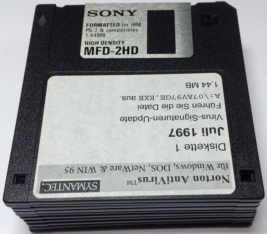 Sony MFD2HD High Density Floppy Disk's Kaufen auf Ricardo