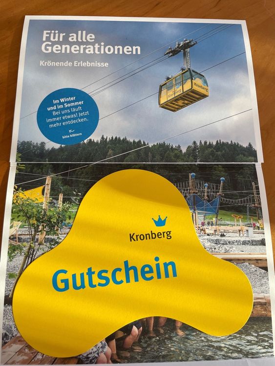 Kronberg Gutschein ZIPLine Park Kaufen auf Ricardo