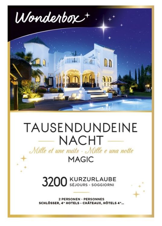 Wonderbox Gutschein Tausendundeine Nacht | Kaufen auf Ricardo Wonderbox Gutschein Tausendundeine Nacht | Kaufen auf Ricardo