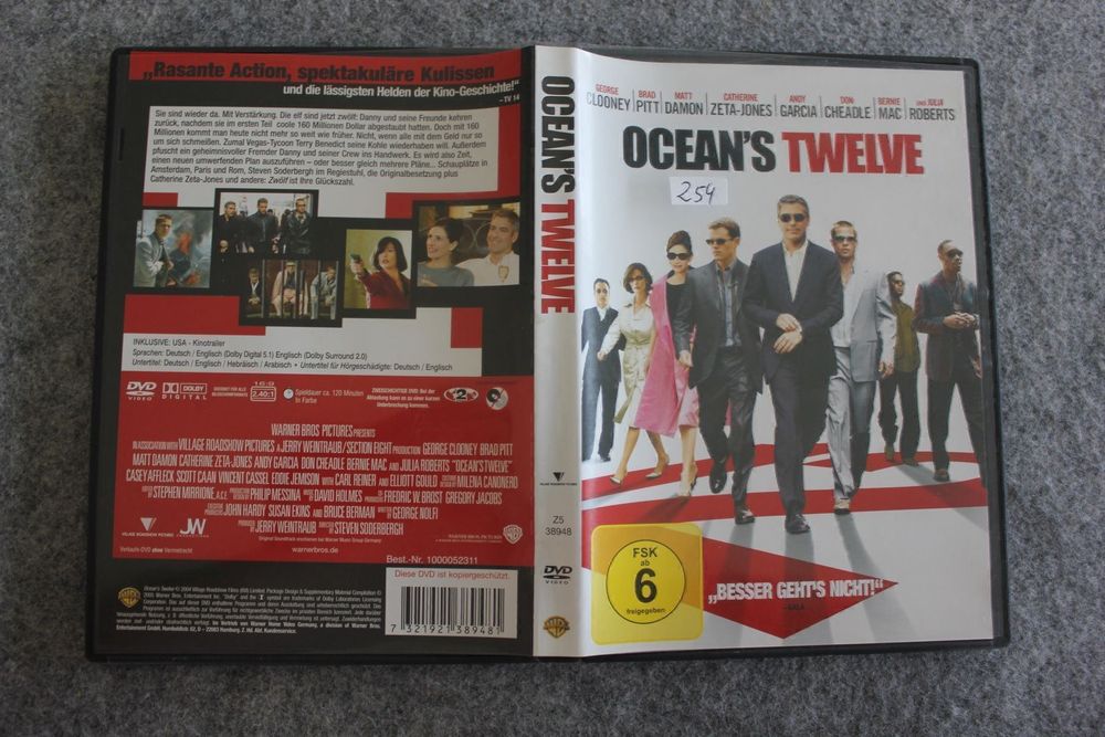 Ocean's Twelve DVD ( 254) 1