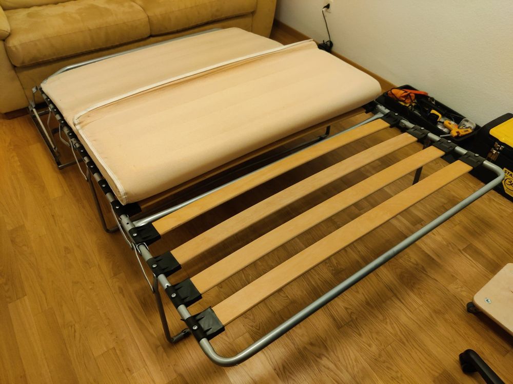 sofa bed pull out mechanism