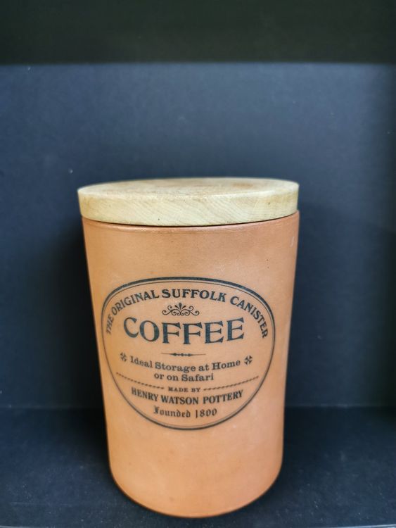 Kaffee Behälter aus Ton 1