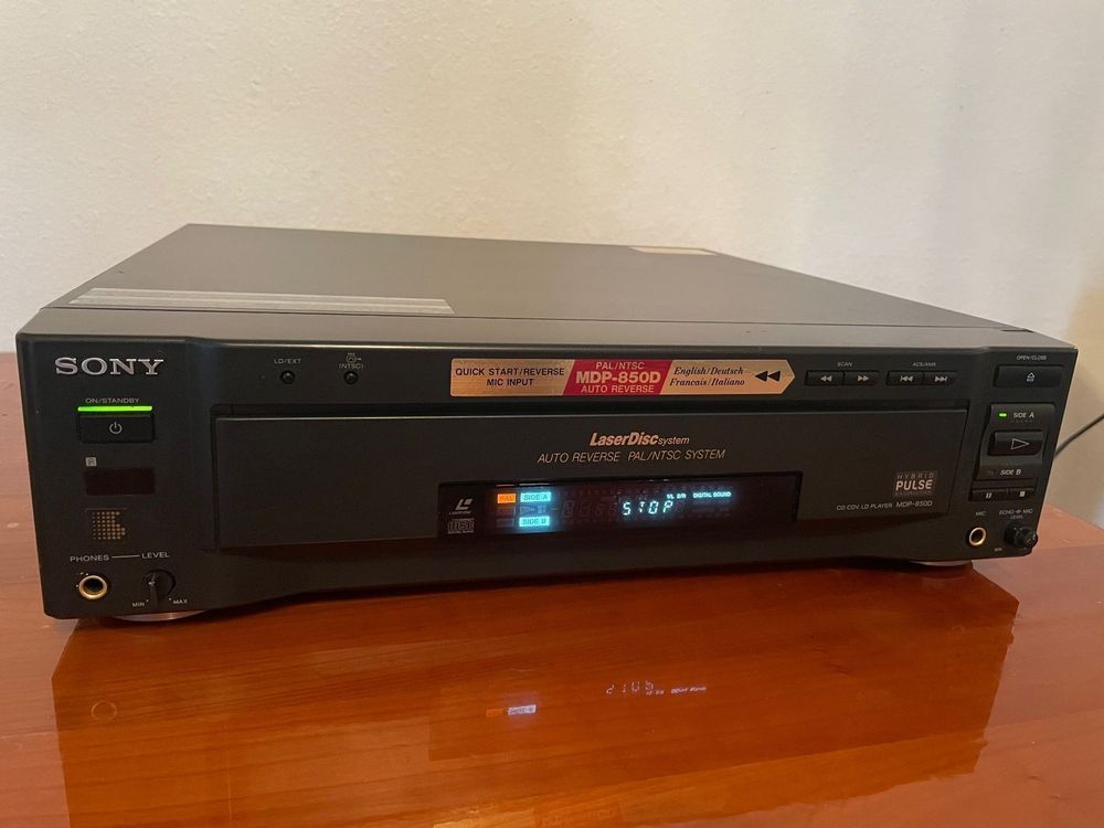 SONY MDP850D LaserDisc System Kaufen auf Ricardo
