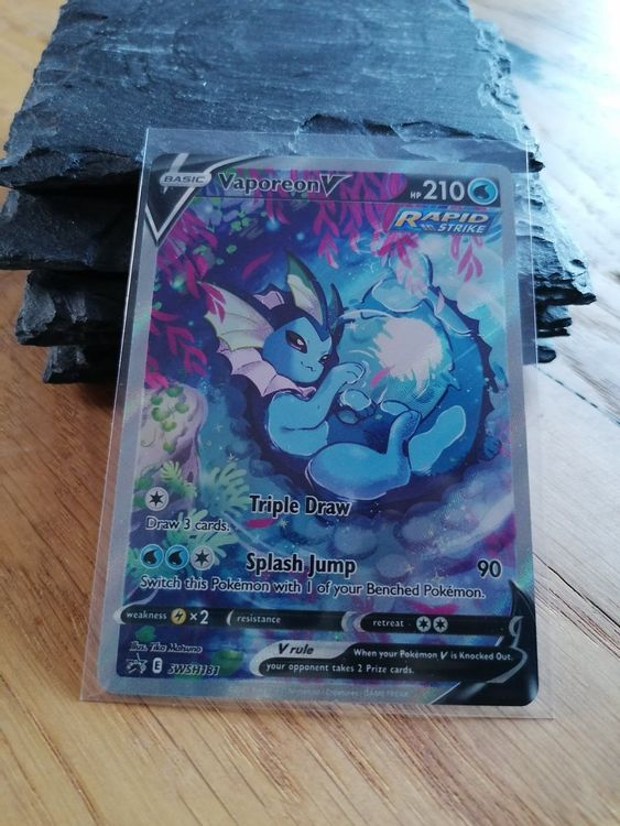 NEW Vaporeon V Alt Art, ab 1 Fr , !! Kaufen auf Ricardo