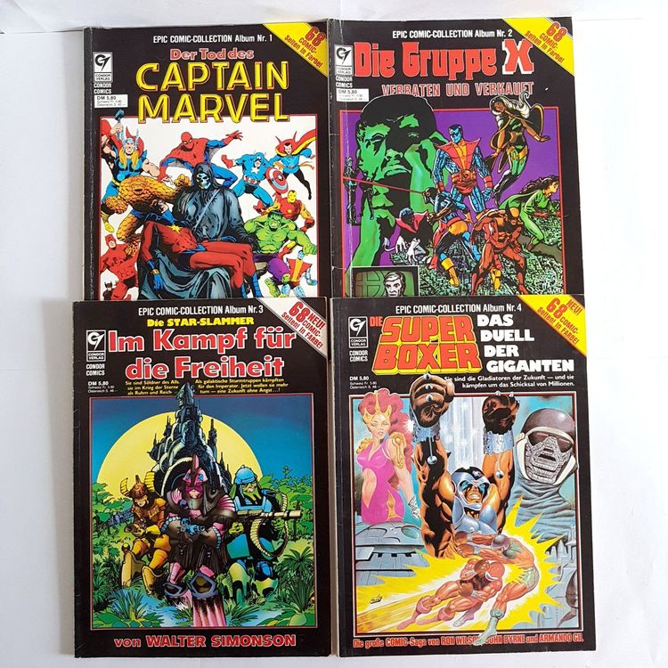 Epic Comic-Collection Nr.1-4 von 1983/85 1