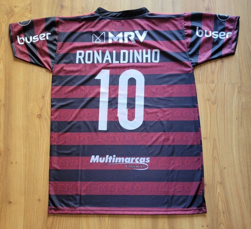 Brasilien Neu Rio de Janeiro Flamengo Fan Trikot Ronaldinho Gr.L/XL