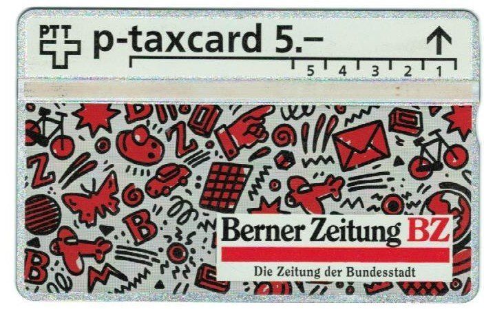 Taxcard 412L_54483 Berner Zeitung 2.Aufl 1