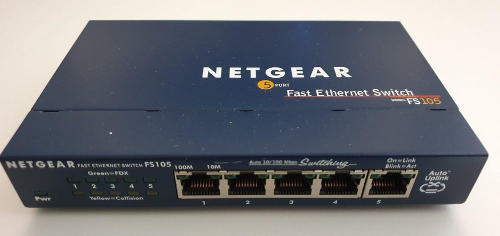 Netgear 5er Switch FS105 10 100 1