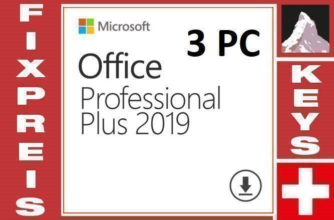 Office 2019 Professional Plus (3 keys) 1