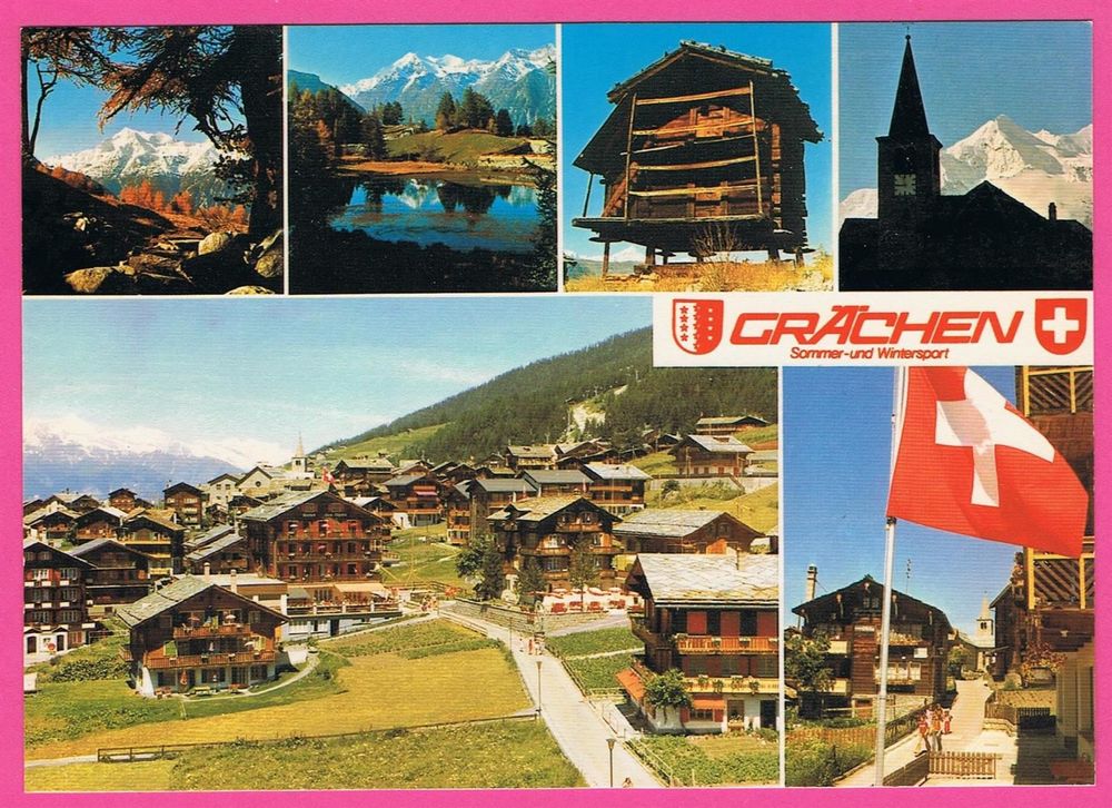 Grächen Wallis 1978 6-Bild Karte | Kaufen auf Ricardo Grächen Wallis 1978 6-Bild Karte | Kaufen auf Ricardo