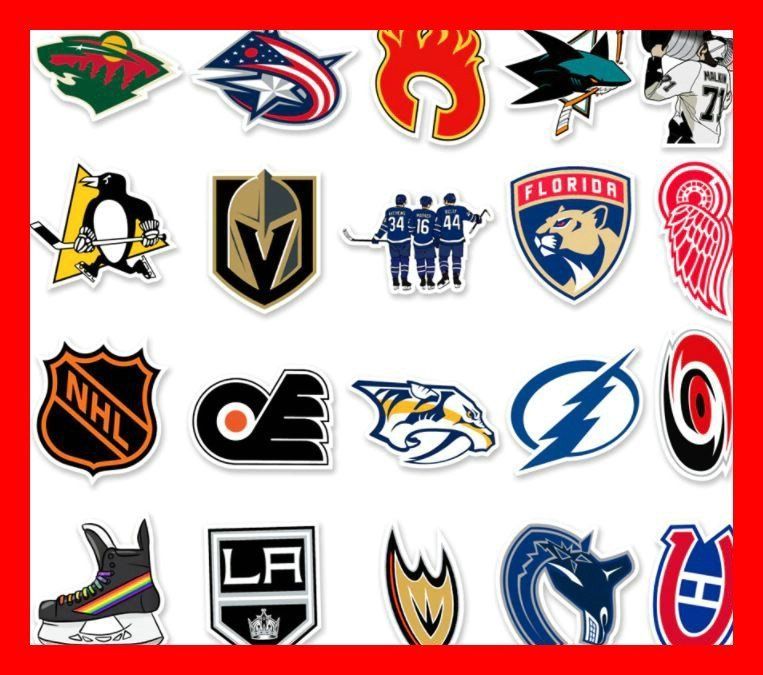50 tlg Stickerset Eishockey NHL Hockey 1