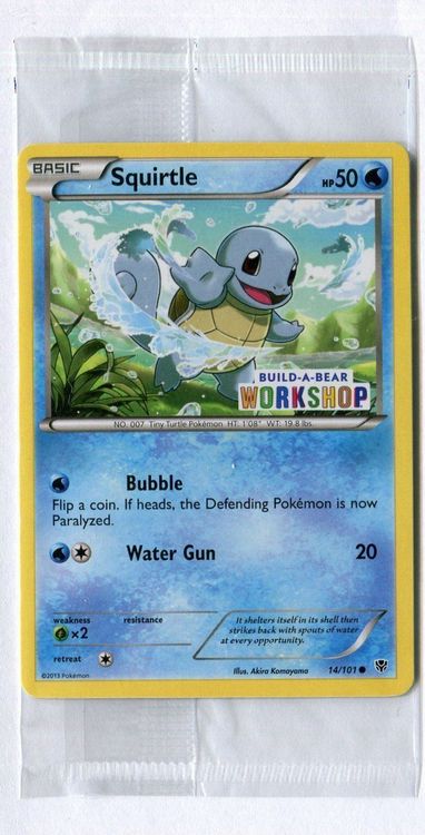 Schiggy / Squirtle Promo "Build-A-Bear" 1